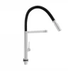 Смеситель для кухни Qtap Katuska с гибким изливом QTKTS91103AN Brushed Nickel PVD