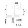 Змішувач для раковини Qtap Swan Cascada QTSWA270CRM45564 Chrome