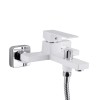 Змішувач для ванни Qtap Gemini (з душовим гарнітуром) QTGEM259CRW45683 Chrome/White