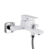 Смеситель для ванны Qtap Gemini (c душевым гарнитуром) QTGEM259CRW45683 Chrome/White