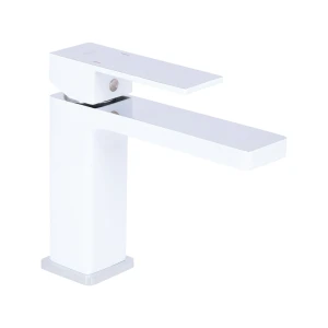 Смеситель для раковины Qtap Gemini QTGEM270CRW45675 Chrome/White