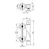 Змішувач для душу Qtap Zkrouceny термостатичний QTZKR40T105C Chrome