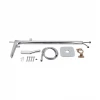 Смеситель для ванны Qtap Podlaha напольный (c душевым гарнитуром) QT19103VDC Chrome