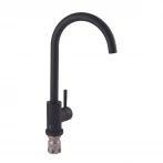 Змішувач для кухні Lidz Aria 015F (k35) LDARI015FBLA45288 Black/White