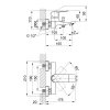 Смеситель для ванны Qtap Nihonto QTNH3022101DC Chrome