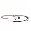 Смеситель для кухни Qtap Baruska с выдвижным изливом QTBAR9137103UN Brushed Nickel PVD