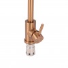 Змішувач для кухні Qtap Kuchyne QTD007FBRPVD Antic Bronze PVD (D007FBR PVD)