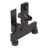 Смеситель для ванны Qtap Gemini (c душевым гарнитуром) QTGEM259GMB45684 Gunmetal Black PVD