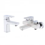 Набор смесителей Wawel 001 + Wawel 006 White