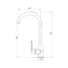 Смеситель для кухни Brinex 35B 007