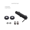 Комплект для душа Qtap Robin Black: Змішувачі QTROB4060102B+QTROB1060M102B+Тримач QT829910842854OB+Шланг QT054BL43074+Лійка QTRUC125BLM45776