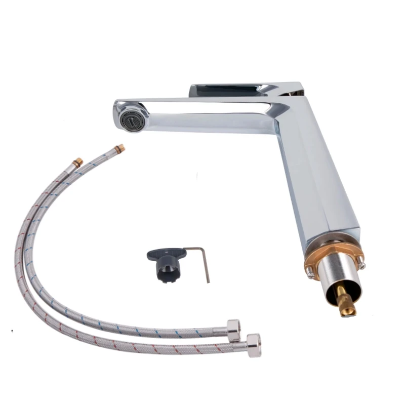 Змішувач для раковини Qtap Matice високий 1063H103C Chrome