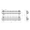 Колектор Icma 1" 12 виходів, з витратомірами №K013