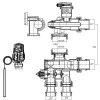 Змішувальна група SD Forte 1" SF007W25