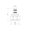 Наконечник Icma 16 мм 24х1,5 №100