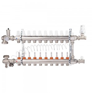 Колекторна група Icma 3/4" 10 виходів, з витратоміром №A2K013