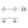 Монтажна планка Alfa Plast 20х1/2" ВР