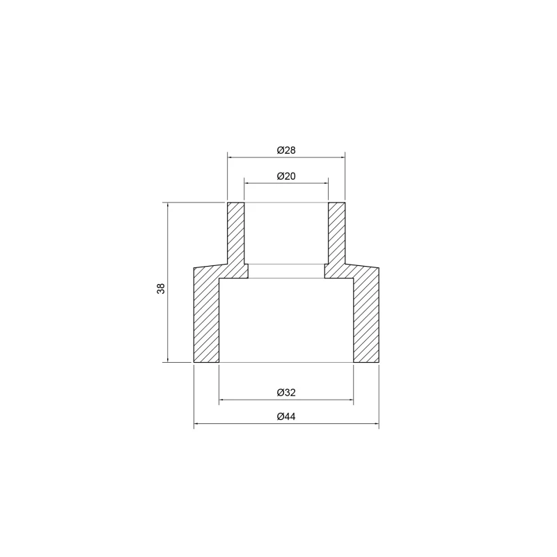Муфта PPR Alfa Plast 32х20