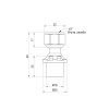 Перехідник прес Icma 16х1/2" ВР з накидною гайкою №415