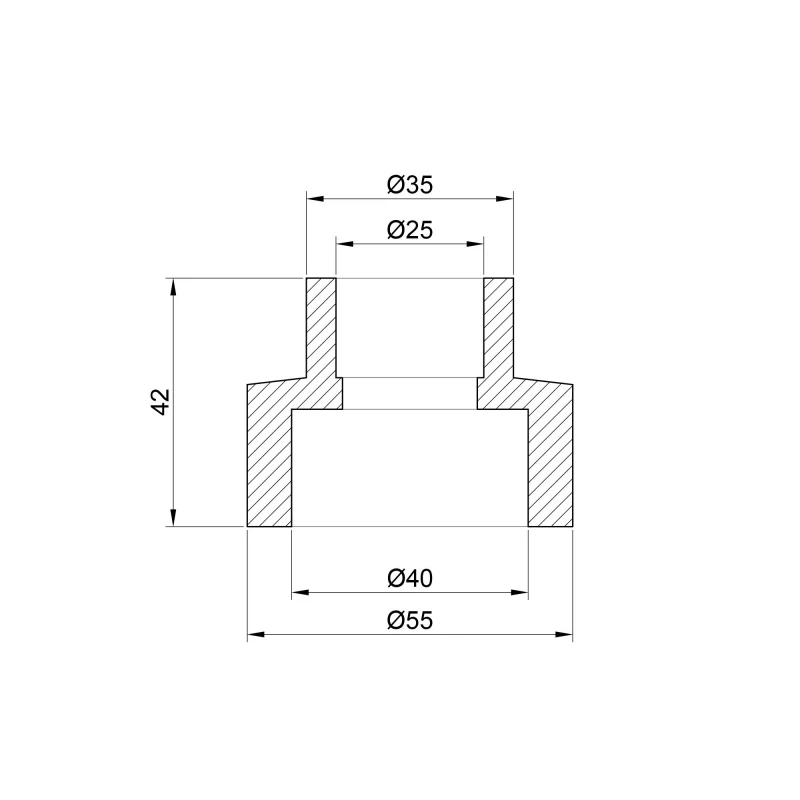 Муфта PPR Alfa Plast 40х25