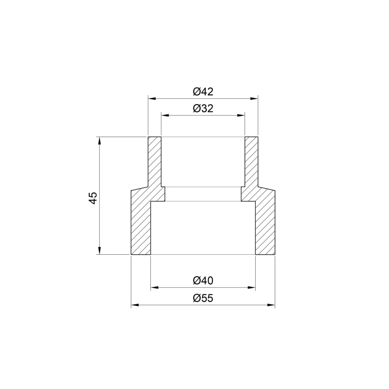 Муфта PPR Alfa Plast 40х32