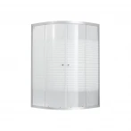 Душова кабіна Lidz Latwa SC90x90.SAT.HIGH.L, скло Linie 4 мм без піддона