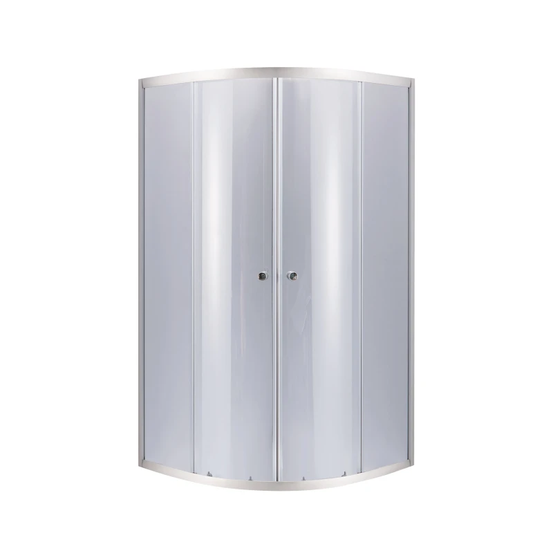 Lidz Latwa SC80x80.SAT.HIGH.GR Душевая кабина полукруглая, стекло тон. 4 мм + Lidz Душевой поддон KAPIELKA ST80x80x41, с панелью