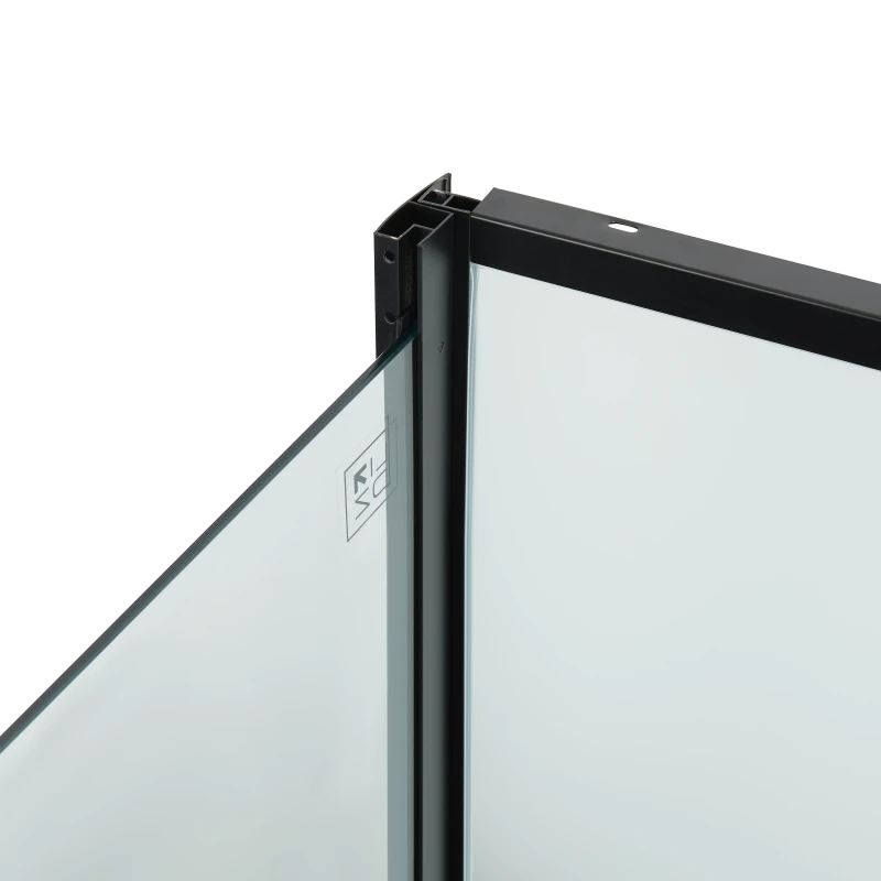 Душовий бокс Lidz Majatek SB90x90.BLA.LOW.TR, скло прозоре 5 мм без піддона