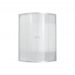 Душова кабіна Lidz Wieza SC90x90.SAT.LOW.L, скло Linie 4 мм без піддона