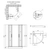Набір Qtap душова кабіна Taurus CRM1099AC6 Clear 2020x900x900 мм + піддон Robin 309912C 90x90x12 см з сифоном