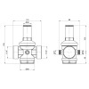 Редуктор Icma 1" 1/4 №246