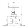 Засувка SD Plus 1" 1/2 ВР SD25040