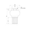 Донний клапан Icma 1/2" №49