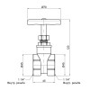 Засувка SD Plus 1" 1/4 ВР SD25032