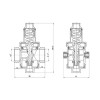 Редуктор SD Forte 1" SF242W25