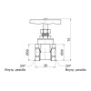 Засувка SD Plus 3/4" ВР SD25020