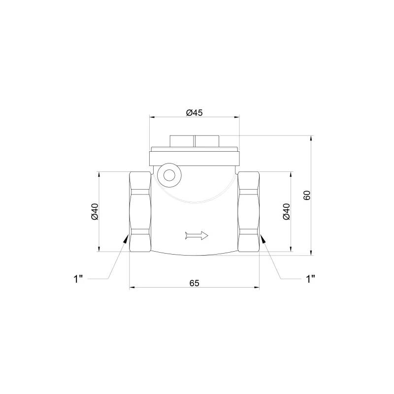 Запорный клапан Icma 1" №51