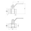 Кран кульовий SD Plus 2" ВР для води (важіль) SD600W50