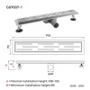 Душевой трап GAPPO G87007-1 70x700 мм нержавеющая сталь