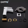 Смеситель для умывальника GAPPO G1007-30 белый/хром