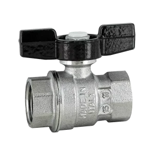 Кран шаровой RIGAMONTI Aurea PN35 3/4" ВВ с ручкой-бабочкой