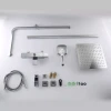 Душевая система с термостатом GAPPO G2418-40 хромированная с переключателем на лейку