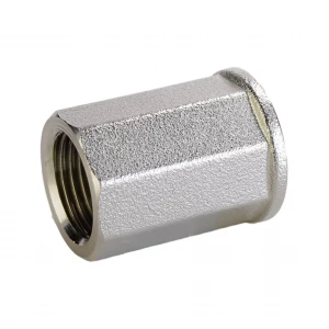 Муфта VLMZ 1/2" восьмигранная никелированная.