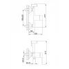 Гигиенический душ FRAP F2041-8 белый/хром