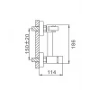 Гигиенический душ FRAP F7504-6 черный
