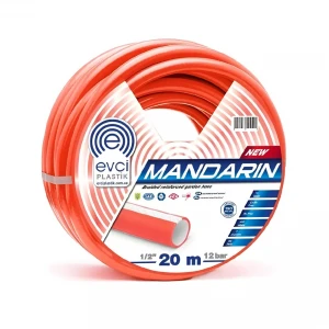 Шланг для полива EVCI Plastik Mandarin 3/4" ПВХ трехслойный армированный 30 м