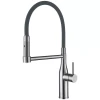 Смеситель для кухни GAPPO G4398-55 серый с гибким изливом, 2 режима
