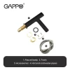Смеситель для умывальника GAPPO G1052-86 черный