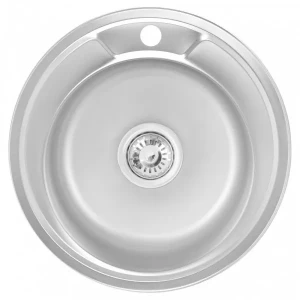 Кухонная мойка WEZER 490(06) Satin 490x180 мм с сифоном