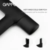 Смеситель для умывальника GAPPO G1052-86 черный